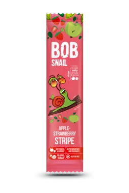 Конфеты натуральные Улитка Боб (Bob Snail) яблоко-клубника 14 г