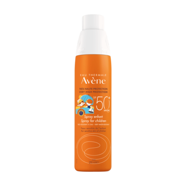 Авен (Avene) Солнцезащитный спрей для детей с высоким уровнем водостойкости для чувствительной кожи SPF50+ 200 мл