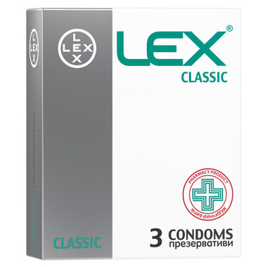Презервативы Лекс (Lex Classic) классические 3 шт