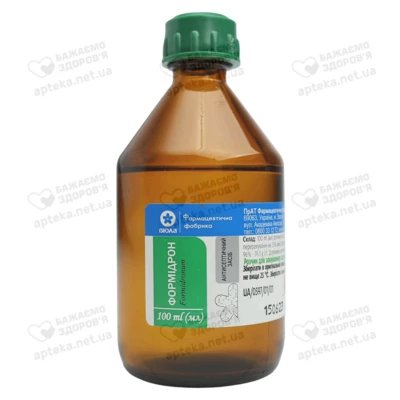 Формидрон раствор спиртовый для наружного применения флакон 100 мл — Фото 1