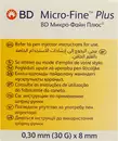 Голка для шприц-ручки BD Мікро-Файн Плюс (BD Micro- Fine Plus) розмір 30G (0,3 мм*8 мм) №100 — Фото 8