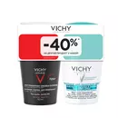 Виши (Vichy) Промо-набор Део дезодорант для мужчин шариковый интенсивный 50 мл + дезодорант для женщин шариковый против белых следов и желтых пятен 50 мл — Фото 5