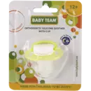 Пустышка Беби Тим (Baby Team) 3008 силиконовая ортодонтическая с колпачком ночная с 12 месяцев — Фото 7