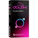 Презервативи Долфі (Dolphi Double effect) з крапками та ребрами із зігріваючим та пролонгуючим ефектом 12 шт — Фото 5
