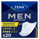 Прокладки урологические мужские Тена Фор Мен Актив Фит Левел 2 (Tena For Men ActiveFit Level 2) 20 шт — Фото 4