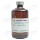 Цисплатин-Тева концентрат для раствора для инфузий 0,5 мг/мл флакон 100 мл — Фото 11