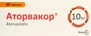 Аторвакор таблетки покрытые оболочкой 10 мг №60 — Фото 3