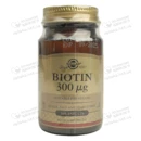 Солгар (Solgar) Біотин таблетки 300 мкг №100 — Фото 4