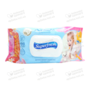Салфетки влажные Суперфреш (Superfresh) для детей и мам с клапаном 120 шт — Фото 4
