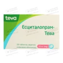 Эсциталопрам-Тева таблетки покрытые оболочкой 10 мг №28 — Фото 3