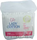 Ватні палички Леді Коттон (Lady Cotton) упаковка поліетилен 200 шт — Фото 3