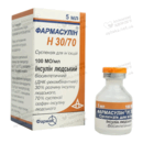 Фармасулін H 30/70 суспензія для ін'єкцій 100 МО/мл флакон 5 мл №1 — Фото 13