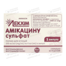 Амикацин раствор для инфузий 250 мг/мл ампула 4 мл №1 — Фото 3