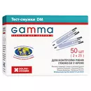 Тест-полоски Гамма (Gamma DM) для контроля уровня глюкозы в крови 50 шт — Фото 2