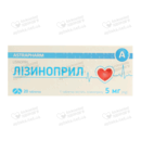 Лізиноприл-Астрафарм таблетки 5 мг №20 — Фото 3