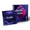 Презервативи Дюрекс (Durex Intense Orgasmic) рельєфні зі стимулюючим гелем-змазкою 3 шт — Фото 7