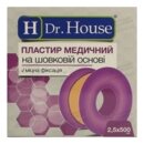 Пластырь Доктор Хаус (Dr.House) медицинский на шелковой основе размер 2,5 см*500 см 1 шт — Фото 5