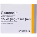 Лазолван розчин для інфузій 15 мг/2 мл ампули 2 мл №10 — Фото 3