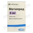 Метипред таблетки 4 мг флакон №30 — Фото 4