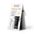 Бабе Лабораториос (Babe Laboratorios) набор солнцезащитный FACE & LIPS SET матирующий флюид + Гиалуроновый бальзам + Чехол для очков в подарок — Фото 3