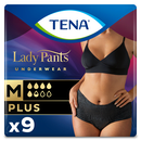 Підгузники-труси урологічні Тена Леді Пантс Плюс (TenaLady Pants Plus) розмір М колір чорний 9 шт — Фото 11