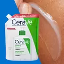 СераВе (СеraVe) емульсія очищуюча, зволожуюча для обличчя і тіла для нормальної і сухої шкіри рефіл 473 мл — Фото 12