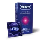 Презервативи Дюрекс (Durex Intense Orgasmic) латексні рельєфні зі стимулюючим гелем-змазкою 12 шт — Фото 7
