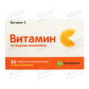 Вітамін C таблетки жувальні зі смаком апельсина 500 мг №56 — Фото 3