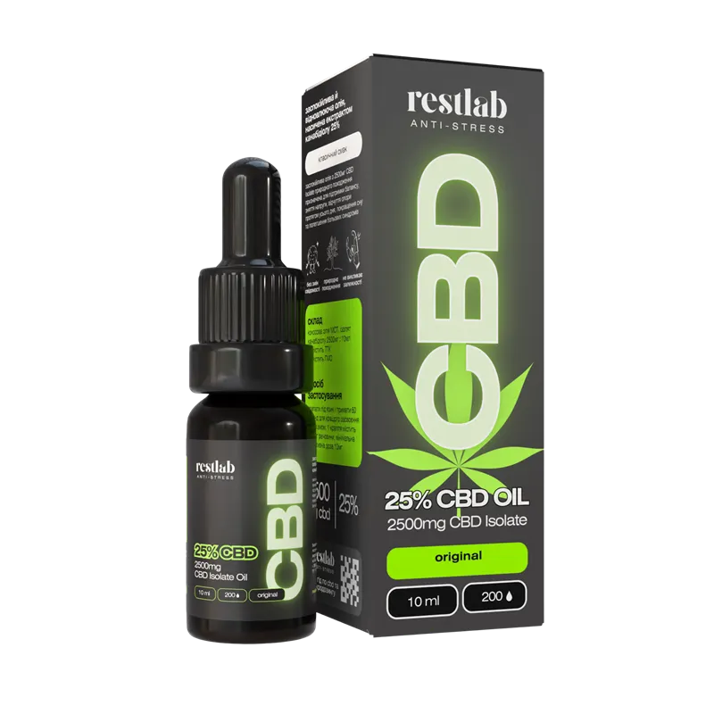 CBD 25% масло капли 10 мл, СБД Ритейл ООО купить - цена 2100 грн