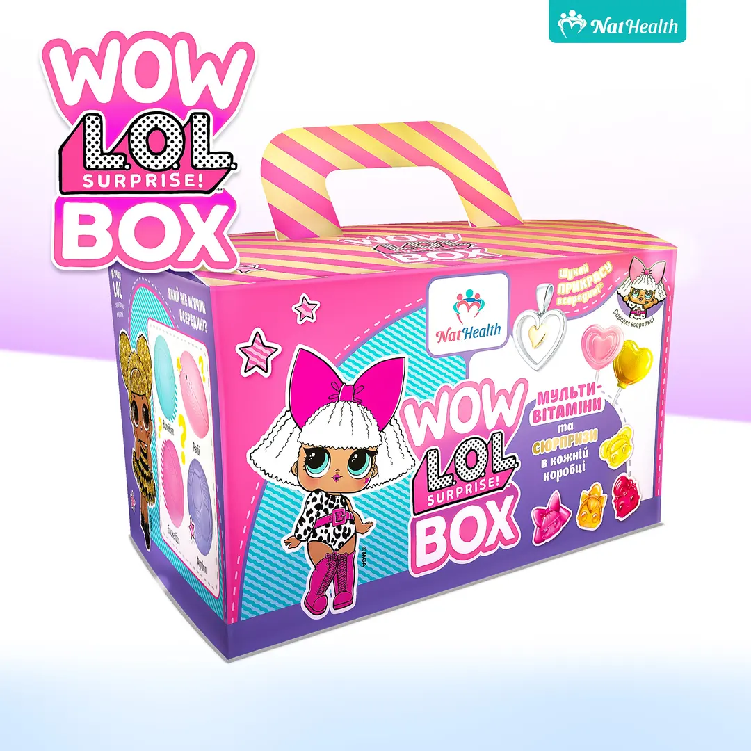 НатХелс Набор подарочный Wow Lol surprise Box, NatHealth Sp.z.o.o