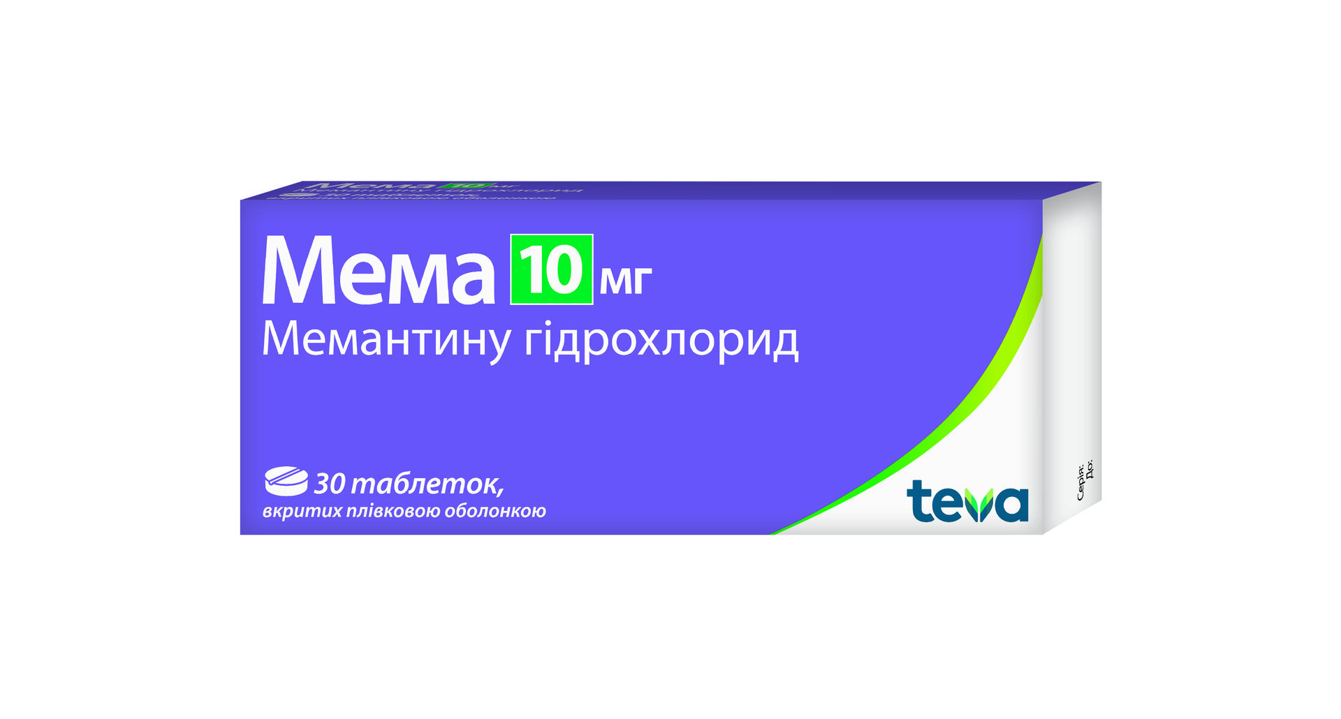 Мема Таблетки Покрытые Оболочкой 10 Мг №30, Combino Pharm Купить.