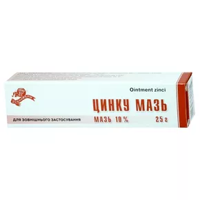 Цинку мазь 10% туба 25 г