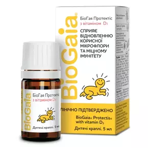 БиоГая Протектис с витамином D3 капли флакон 5 мл