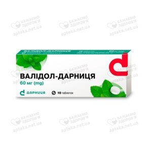 Валідол-Дарниця табл. 60 мг №10
