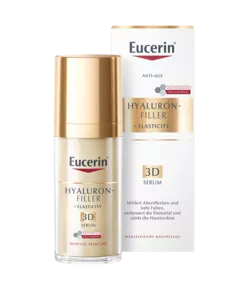 Юцерин (Eucerin) Гіалурон-філер+ Еластісіті потрійна 3D сироватка для біоревіталізації і підвищення пружності шкіри 30 мл
