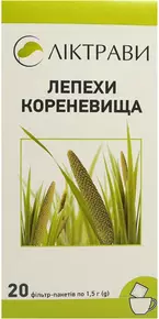 Лепехи кореневища у фільтр-пакетах 1,5 г №20
