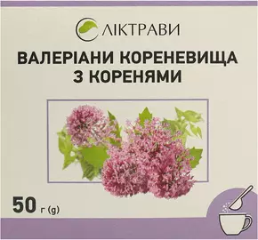 Валерианы корневища с корнями пачка 50 г