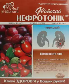 Фіточай Ключі Здоров'я №65 Нефротонік (нирковий) у фільтр-пакетах 1,5 г №20