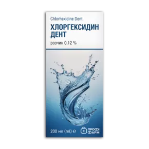 Хлоргексидин Дент розчин 0,12% флакон 200 мл, Профі Фарм