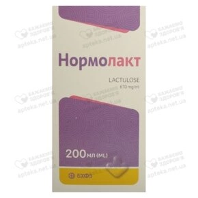 Нормолакт сироп 670 мг/мл флакон 200 мл