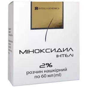 Миноксидил раствор 2% флакон 60 мл