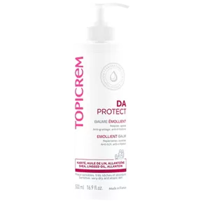 Топікрем (Topicrem) DA Протект пом'якшуючий бальзам для обличчя та тіла флакон з дозатором 500 мл