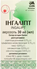 Ингалипт аэрозоль баллон 30 мл