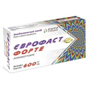 Єврофаст Форте капсули м'які 600 №20