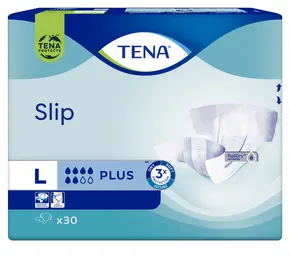 Підгузники для дорослих Тена Сліп Плюс Лардж (Tena Slip+ Large) розмір 3 30 шт