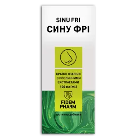 Сину Фрі краплі 100 мл, Фідем Фарм