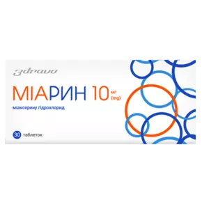 Міарин таблетки в/об. 10 мг №30