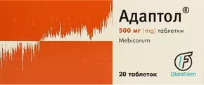 Адаптол таблетки 500 мг №20