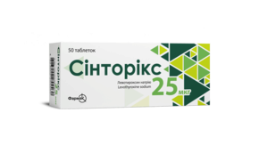 Синторикс таблетки 25 мкг №50