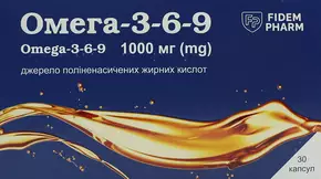 Омега 3-6-9 капсули 1000 мг №30, Фідем Фарм